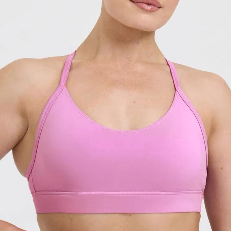 Stylish adjustable sling sports top for yoga, offering comfort and support